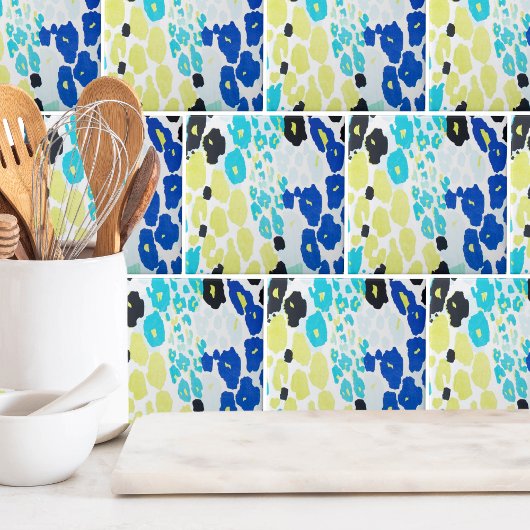 Trendy Modern Leopard Muster Fliese