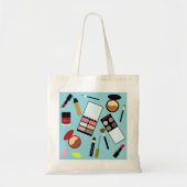 Trendy Modern Make up Artist Tote Bag Tragetasche (Vorne)
