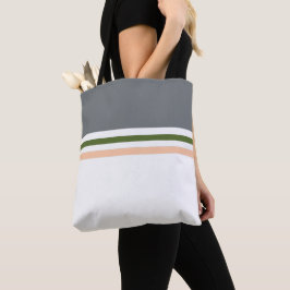 Trendy Modern minimalistisch gestreift Tasche