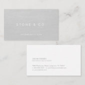 Trendy, modern, minimalistisch und ausgezeichnet g visitenkarte (Vorne/Hinten)