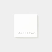 Trendy Modern Minimalistischer Beruflicher Chic Na Post-it Klebezettel (Vorderseite)