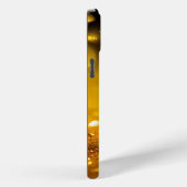 Trendy Modern Monogram Initials Yellow Glitzer Case-Mate iPhone Hülle (Rückseite / Rechts)