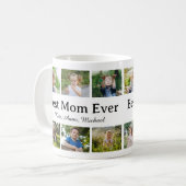 Trendy Modern Mother Best Mom Ever Keepsake Kaffeetasse (Vorderseite Links)