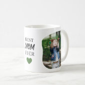 Trendy Modern Mother Best Mom Ever Keepsake  Kaffeetasse (VorderseiteRechts)