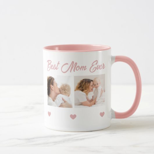 Trendy Modern Mother Best Mom Ever Keepsake Tasse (Rechts)