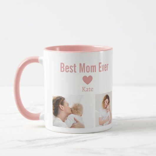 Trendy Modern Mother Best Mom Ever Keepsake  Tasse (Links)