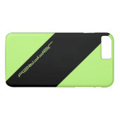 Trendy Modern Neon Green Black Minimalistisch, Nam Case-Mate iPhone Hülle (Rückseite (Horizontal))