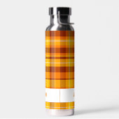 Trendy Modern Personalisiert Kariert Trinkflasche (Links)