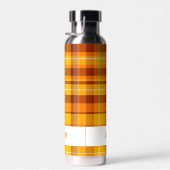 Trendy Modern Personalisiert Kariert Trinkflasche (Rechts)