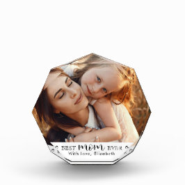 Trendy Modern Personalized  Mother’s Day Gift Fotoblock