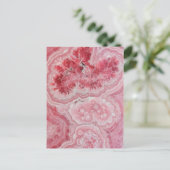Trendy Modern Pink Agate Postkarte (Stehend Vorderseite)