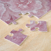 Trendy Modern Pink Agate Puzzle (Seite)
