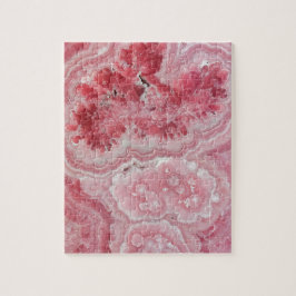Trendy Modern Pink Agate Puzzle