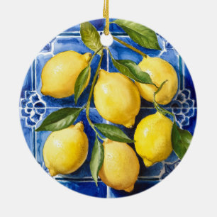 Trendy Modern Portugiesisch Tiles Azulejos Blue Keramik Ornament