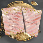 Trendy Modern Retirement Party Einladung