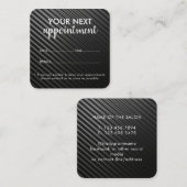 Trendy Modern Salon Appointment Reminder Card Terminkarte (Vorne/Hinten)