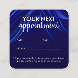 Trendy Modern Salon Appointment Reminder Card Terminkarte