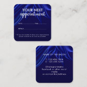 Trendy Modern Salon Appointment Reminder Card Terminkarte (Vorne/Hinten)