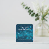 Trendy Modern Salon Appointment Reminder Card Terminkarte (Stehend Vorderseite)