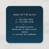 Trendy Modern Salon Appointment Reminder Card Terminkarte (Rückseite)