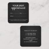 Trendy Modern Salon Appointment Reminder Card Terminkarte (Vorne/Hinten)