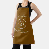 Trendy Modern Salon Logo Apron Schürze (InSitu)