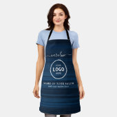  Trendy Modern Salon Logo Apron Schürze (Getragen)