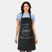  Trendy Modern Salon Logo Apron Schürze (Getragen)