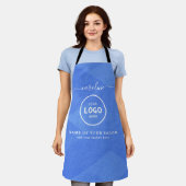 Trendy Modern Salon Logo Apron Schürze (Getragen)