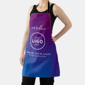 Trendy Modern Salon Logo Apron Schürze (InSitu)
