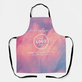  Trendy Modern Salon Logo Apron Schürze
