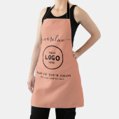 Trendy Modern Salon Logo Apron Schürze (InSitu)