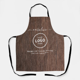  Trendy Modern Salon Logo Apron Schürze