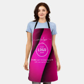  Trendy Modern Salon Logo Apron Schürze (Getragen)