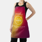Trendy Modern Salon Logo Apron Schürze (InSitu)