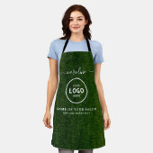  Trendy Modern Salon Logo Apron Schürze (Getragen)