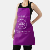 Trendy Modern Salon Logo Apron Schürze (InSitu)