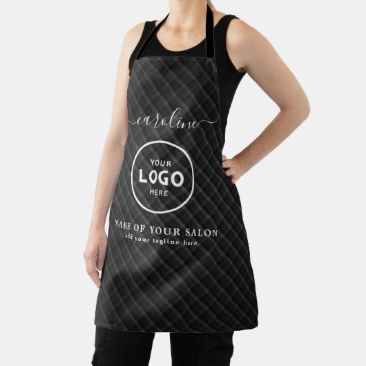  Trendy Modern Salon Logo Apron Schürze (InSitu)