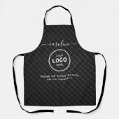  Trendy Modern Salon Logo Apron Schürze (Vorderseite)
