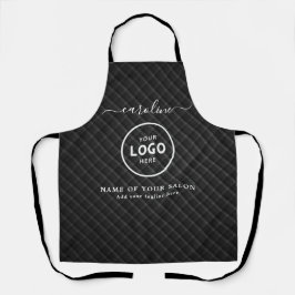 Trendy Modern Salon Logo Apron Schürze