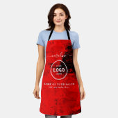  Trendy Modern Salon Logo Apron Schürze (Getragen)