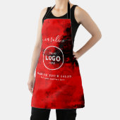Trendy Modern Salon Logo Apron Schürze (InSitu)