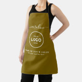  Trendy Modern Salon Logo Apron Schürze (InSitu)