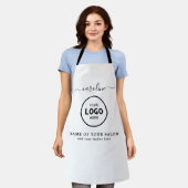  Trendy Modern Salon Logo Apron Schürze (Getragen)