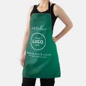 Trendy Modern Salon Logo Apron Schürze (InSitu)