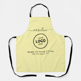  Trendy Modern Salon Logo Apron Schürze