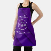 Trendy Modern Salon Logo Apron Schürze (InSitu)