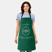  Trendy Modern Salon Logo Apron Schürze (Getragen)
