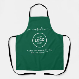  Trendy Modern Salon Logo Apron Schürze