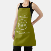 Trendy Modern Salon Logo Apron Schürze (InSitu)